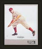 Philadelphia Phillies Framed Richie Ashburn Philadelphia Phillies Lithogaph By Michael Mellett MLB Baseball