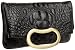 JALDA Croc Bean Clutch