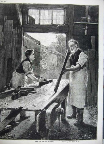 Buy WOODWORK TABLE JOINER CARPENTER JOHN WHITE FINE ART:  