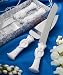 Bride & Groom Wedding Cake Knife & Server Set