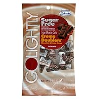 GoLightly Sugar-Free Candy, Chocolate and Creme, 3-Ounces (Pack of 12)