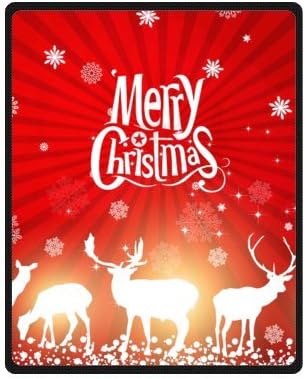 Fashion Joyful Merry Christmas Custom Blanket 40" x 50" (Small)