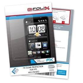 FX-CLEAR Ecran-Protecteur pour HTC HD2 / HD-2 HD-II HDII - Ultra-clair