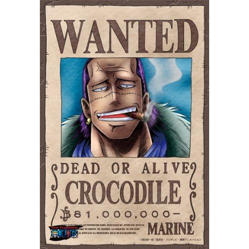 One Piece Crocodile Wanted Poster Puzzle 150 Piece