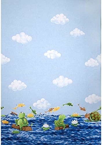 Susybee-Paul & Sheldon single border-Blue Quilt Fabric
