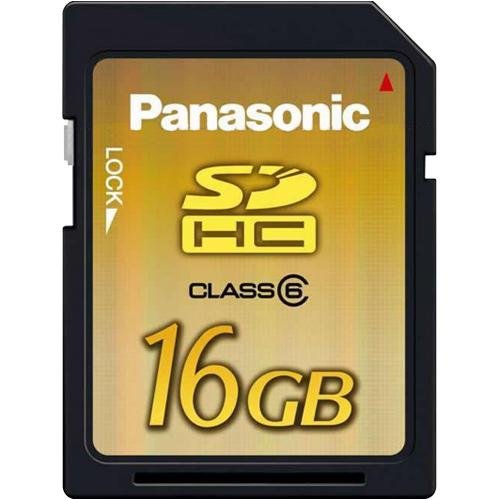 Panasonic 16GB SDHC Class 6  Memory Card