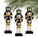 Michigan Wolverines Three-Pack Nutcracker Ornaments