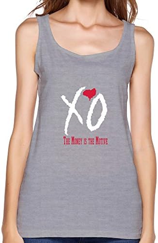 Women Money Motive Sport Tanks Top Gray XL