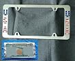 Wide Side USA License Frame