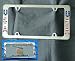 Wide Side USA License Frame