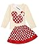 Zeagoo Baby Girls Kids T-shirt + Skirt Casual Clothes Sets Suit Outfits Age 3-11