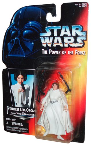 Star Wars Year 1995 The Power of the Force 4 Inch Tall Action Figure - Princess LEIA ORGANA with