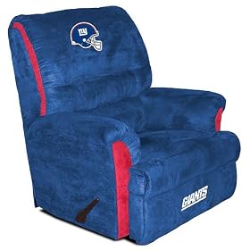Buy New York Giants NFL Micro Fiber Big Daddy Recliner