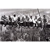 Lunch Atop a Skyscraper, c.1932 Art Poster Print by Charles C. Ebbets, 36x24