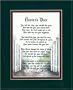"Heaven's Door" (male) Touching Bereavement Gift For The Death Of A Child. This Poem Is 8x10 In Size And Is Double-matted In Dark Green/Burgundy, And Enhanced With Watercolor Graphics.