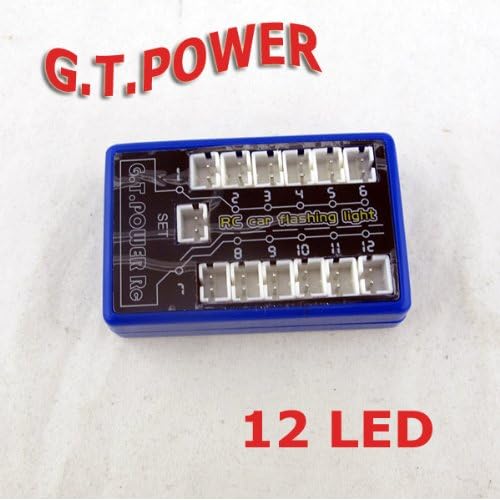 G.t.power Ultra Bright 12 LED Flashing Light System for Rc Car Ext2