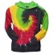 Rasta Spiral Tie Dye Hoodie
