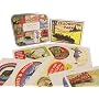 Cavallini Americana American Luggage Labels & Tags 24 Decorative sheets in Tin Cavallini Papers 24-26 sheets