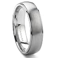 Titanium 6mm Satin Finish Wedding Band Ring
