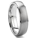 Titanium 6mm Satin Finish Wedding Band Ring