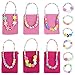 kilofly Princess Party Favor Jewelry Value Pack, Necklace & Bracelet, 6 Sets
