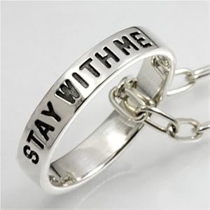 【クリックで詳細表示】ReiZ シルバー・リングペンダント/文字は「STAY＿WITH＿ME」 CHA-RP70 ＃15号