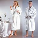 Bademantel-DeLuxe, 100% Baumwolle, mittellang, schweres Frottier: 
680 gr/qm