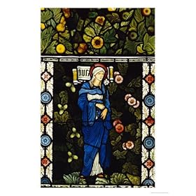 The Blessed Virgin Mary, for the East Window of St. Martin's Church, Brampton, Cumbria Stretched Canvas Poster Print
