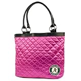 MLB Oakland Athletics Pink Quilted Tote
