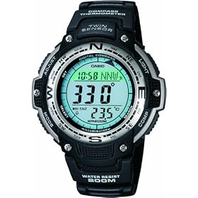 Casio Men's Digital Compass Twin Sensor Sport Watch #SGW100-1V