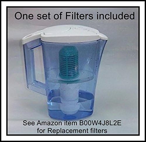 Megafresh Ultrafiltration Water Filter Pitcher with Antioxidant Mineral Alkaline Water Infusion