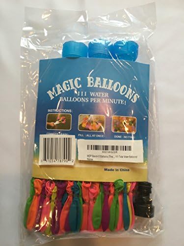 MDP Auto-Fill Water Balloons (Multi-Color Balloons), Fill in 60 Seconds, 111 Total Water Balloons!