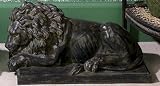  : '18'' Lion Black Statue Indoor / Garden Decor''