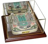 Memorial Stadium Replica and Display Case (Illinois Fighting illini) - Limited Edition Gold Series