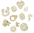 Studio Calico Snippets Punctuation Wood Veneer Shapes