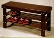 BEAUTIFUL NEW WOODEN SHOE BENCH