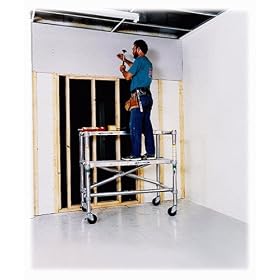 Werner Contractor Buddy 4-Foot 750-Pound Duty Rating Aluminum Mobile Work Platform #CB-4U