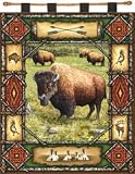 Review Pure Country  / Buffalo Lodge Woven Tapestry Wall Hanging