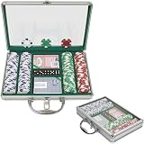 Trademark Poker 200 Chip Ace/King Suited 11.5g Set with Clear Top Aluminum Case