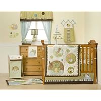 Wiggle Bugs 6 Piece Baby Crib Bedding Set by Kidsline