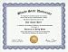 Blonde Being Blond Degree: Custom Gag Diploma Doctorate Certificate (Funny Customized Joke Gift - Novelty Item)