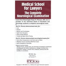 Medical School for Lawyers : The Complete Neurological Examination [VHS]