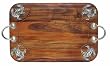 Wood Crab Serving Board 24" x 16"