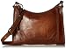 FRYE Melissa Zip Leather Crossbody Bag, Cognac