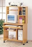 NEW WOODEN COMPUTER WORKCENTER/ DESK W. KEYBOARD DRAWER