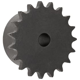 Martin 06B9 06b-1 Chain, 9.525 mm Pitch, 9 Teeth, 8 mm Bore Sprocket