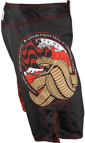 Venum Crimson Viper Fight Shorts, Black, Small