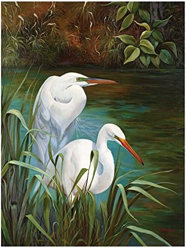 Summer Egrets 1 Wall Art