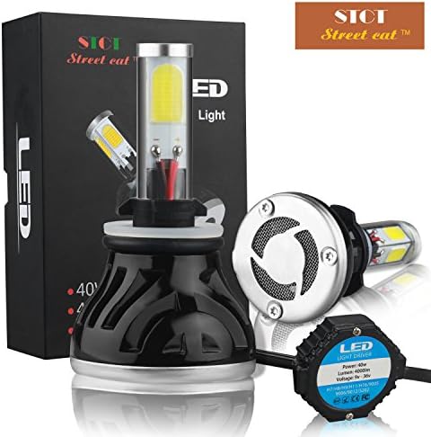 Street Cat 880(893 899) LED Headlight Bulbs Conversion Kit All-in-one 40w 2400LM (x2) 6000K Daylight with Rainproof driver