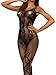 Beautyslove Womens Sexy Lace Open Crotch Bodystocking Bodysuit Tights Lingerie